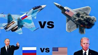 NATO SHOCKED!! The Russian Su-35 jet pilot performed a crazy stunt by shooting down the US F-18 jet,