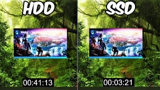 Fortnite Unreal Engine 5 | SSD Vs HDD | Load Time Test | Game Performance Test