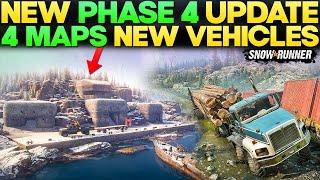 New Phase 4 Update 13.0 New 4 Maps in SnowRunner and Vehicles You Need to Know