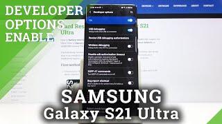 How to Enable Wireless Debugging SAMSUNG Galaxy S21 Ultra – Developer Settings