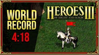 [World Record] Heroes 3 #Speedrun - Long Live The Queen 4:18