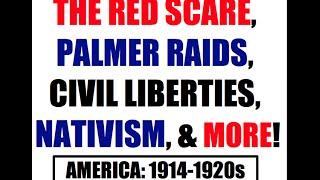 Sedition Act, Red Scare, & Palmer Raids Explained