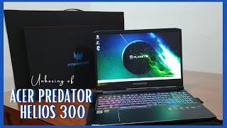 Unboxing Acer Predator Helios 300 i5-10300H RTX 2070 Max-Q