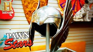 Pawn Stars: EARTH SHATTERING PRICE for Thor’s Hammer & Helmet (Season 18) | History