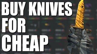 How to get a CSGO Knife for CHEAP in 2022 (Best Options)