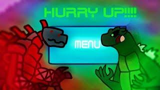 JUNIOR HATES THE MENU BUTTON SO MUCH!!!!!! (KAIJU UNIVERSE FUNNY HILARIOUS VIDEO)