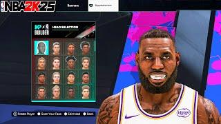 NBA 2K25 Lebron James Face Creation! Best Face Creation Next Gen