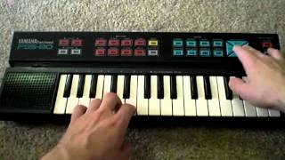 Yamaha Portasound Keyboard PSS-80 Demo