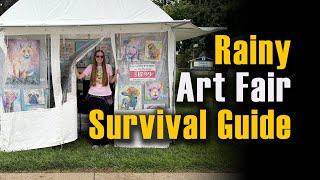 How to Do Outdoor Art Fairs in the Rain