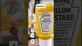 Rank these 6 sauces but you can’t change  #shorts #ranking #sauce #trending #viral #funny #fyp