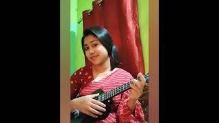 আমার বন্ধু চিকন কালিয়া দেইখো আসিয়া ️#folksong #musiclover #ukelele