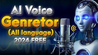 ai voice generator - 2024 free || text to speech ai free || ai voice generator hindi || Anish aadi