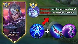 MOSKOV THINKS MY BENEDETTA USING MAP HACK!?  ARE YOU KIDDING ME? | MOBILE LEGENDS
