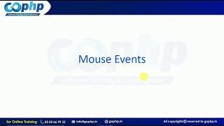 32 - Mouse Events | Events in JavaScript | JavaScript Tutorial for Beginners