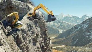 Amazing Dangerous Idiots Climbing Excavator Operator Skill, Biggest Heavy Equipment Machines Working