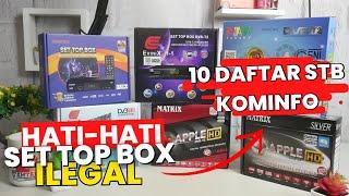 REKOMENDASI SET TOP BOX STB TV DIGITAL TERBAIK 2022 MERK STB TV DIGITAL MULAI 100 RIBUAN