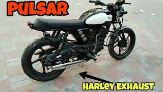 Modified Bajaj Pulsar Into Scrambler By McM Custom|Best Modified Pulsar|MotoMahal