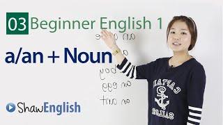 English Grammar: a / an + Noun