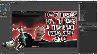 How to make a thumbnail using GIMP 2.10