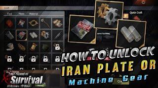 How To Unlock Iran Plate Machine Gear Metal Barral and More Items Last Island of survival unknown 15