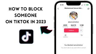 [eng] Cara Block orang di TikTok 2023