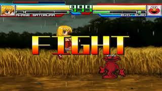 NICK54222 MUGEN: Akane Satomura (me) VS "Evil" Elmo