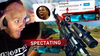 I SPECTATED SOLOS AND WATCHED KEVIN DURANT!? (WARZONE)