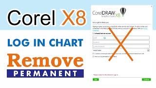 How to Remove Corel X8 Login Massage | How to disable log in window in corel X8 2020