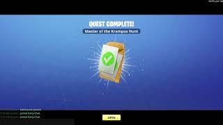 Unlocking Frostnite STW Banner! (Eliminate 100 Lone Krampuses)