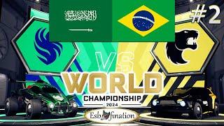 كأس العالم! فالكونز السعودي ضد فيوريا البرازيلي | RLCS WORLD 2024 Falcons vs Furia