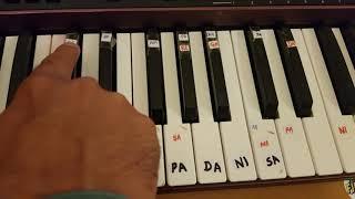 Learn Pashto Piano Sargam Complete explanation