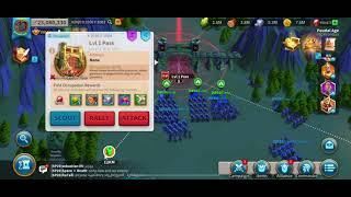 Rise of Kingdoms - K2420 Solo Attacking Level 1 Pass (First Capture Rewards)