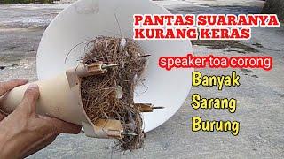 Tutorial Cara Agar Speaker Toa Corong ini Aman Dari Sarang Burung