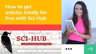 How to get academic articles for free with Sci-Hub