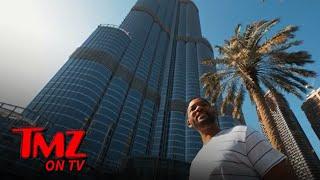 Will Smith Climbs One of the Tallest Buildings in Dubai | TMZ TV