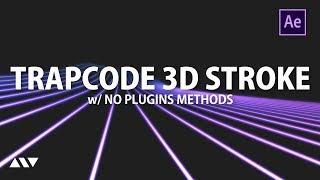 After Effects Tutorial - Trapcode 3D Stroke + Stroke