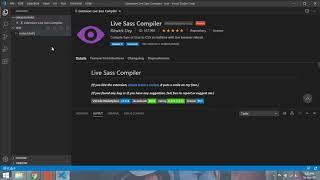 How to install and Use Live SASS Compiler - Learn Web Design