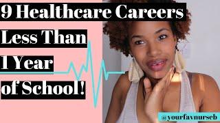 Healthcare Careers with Minimal Schooling|Make Money Fast|YourFavNurseB