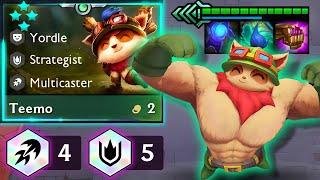 Captain Teemo on duty! | ft. 4 Multicaster & 5 Strategist | TFT Set 9 (Patch 13.15)
