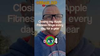 The day got away from me.  Closing my Apple fitness rings every day for a year. Day 4