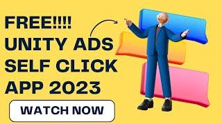 Free unity ads self click app | Applovin auto self click app 2023 | as developers