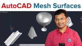 Create Mesh Surfaces in AutoCAD | AutoCAD Mesh Surfaces