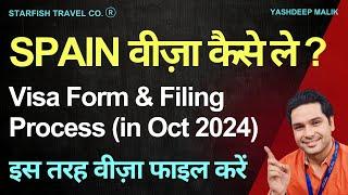 Spain Visa Filing & Form Filling Process for India Citizens in 2024