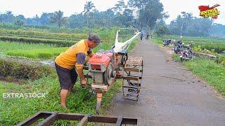 Farmers Smooth the Soil With the Zeva G3000 Hand Tractor