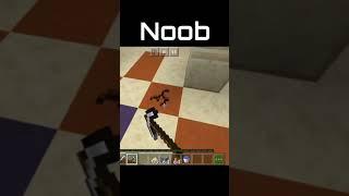 Noob Vs Pro Vs Hacker In Minecraft | #shorts