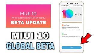 MIUI 10 Global Beta Rom : Supported Devices & Update Schedule 