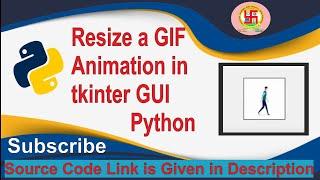 How to resize a gif in pyhton tkinter gui ?