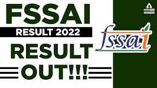 FSSAI Result 2022 | FSSAI Assistant Result 2022 | FSSAI CFSO TO Result 2022 | FSSAI Cut off 2022