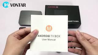 AX95 DB Smart TV Box Android 9.0 Amlogic S905X3 4K 8K Support Dolby BD ISO Dual Youtube Media player