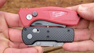 Olight Oknife Otacle U1 Carbon Fiber Over Nylon Small Folding Utility Blade Knife